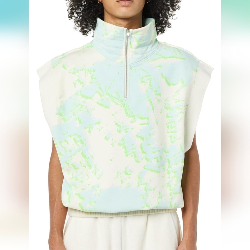 Making The Cut Drop Sleeves Boxy Half Zip Oversized Sweatshirt